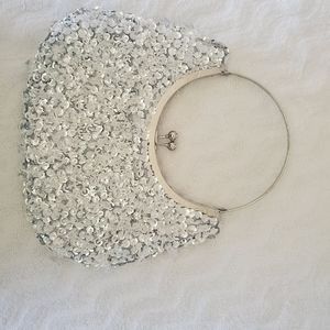 Womens Rhinestone Faux Crystal Clutch